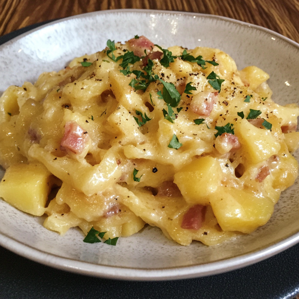 Carbonara de Pommes de Terre