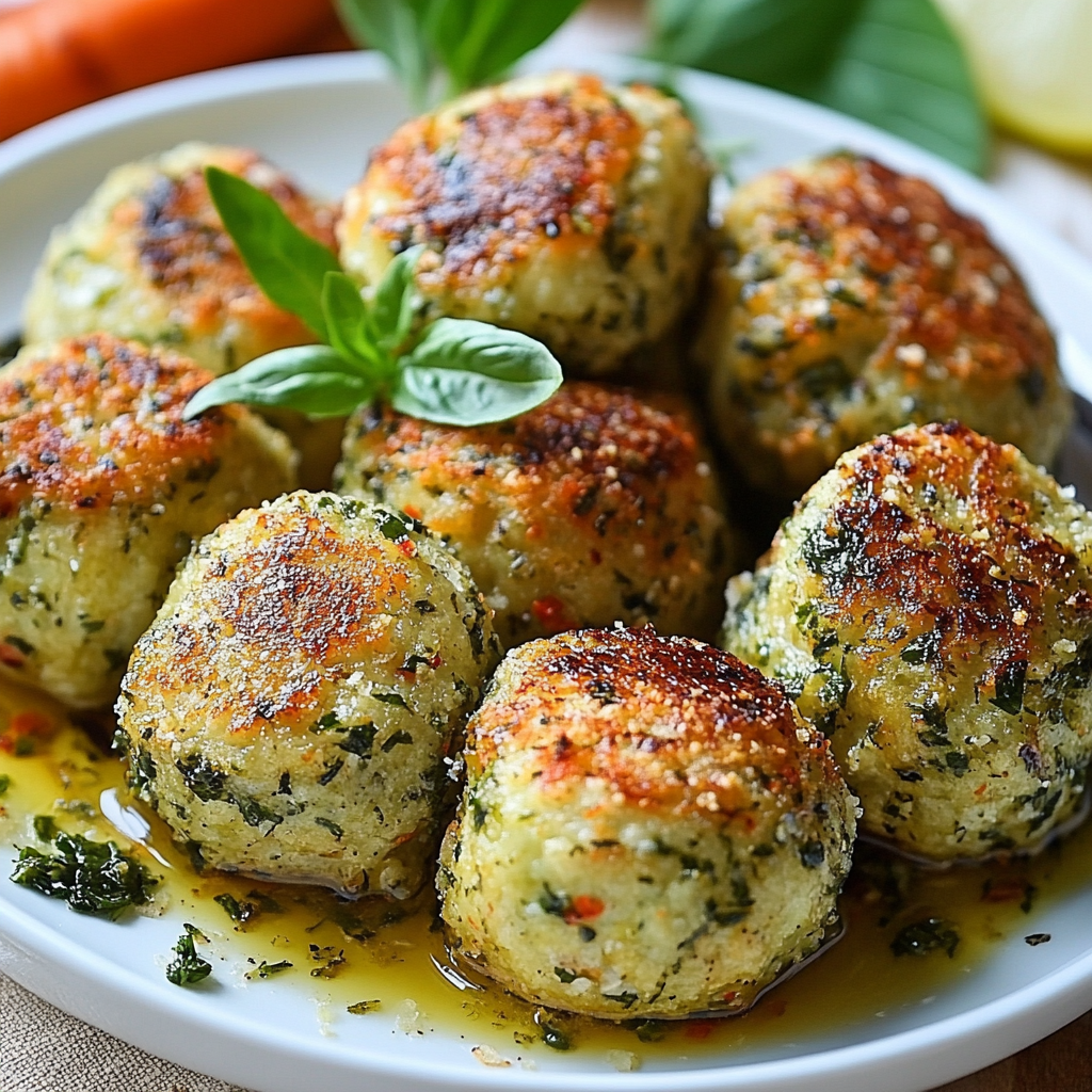 Boulettes de Courgettes au Four