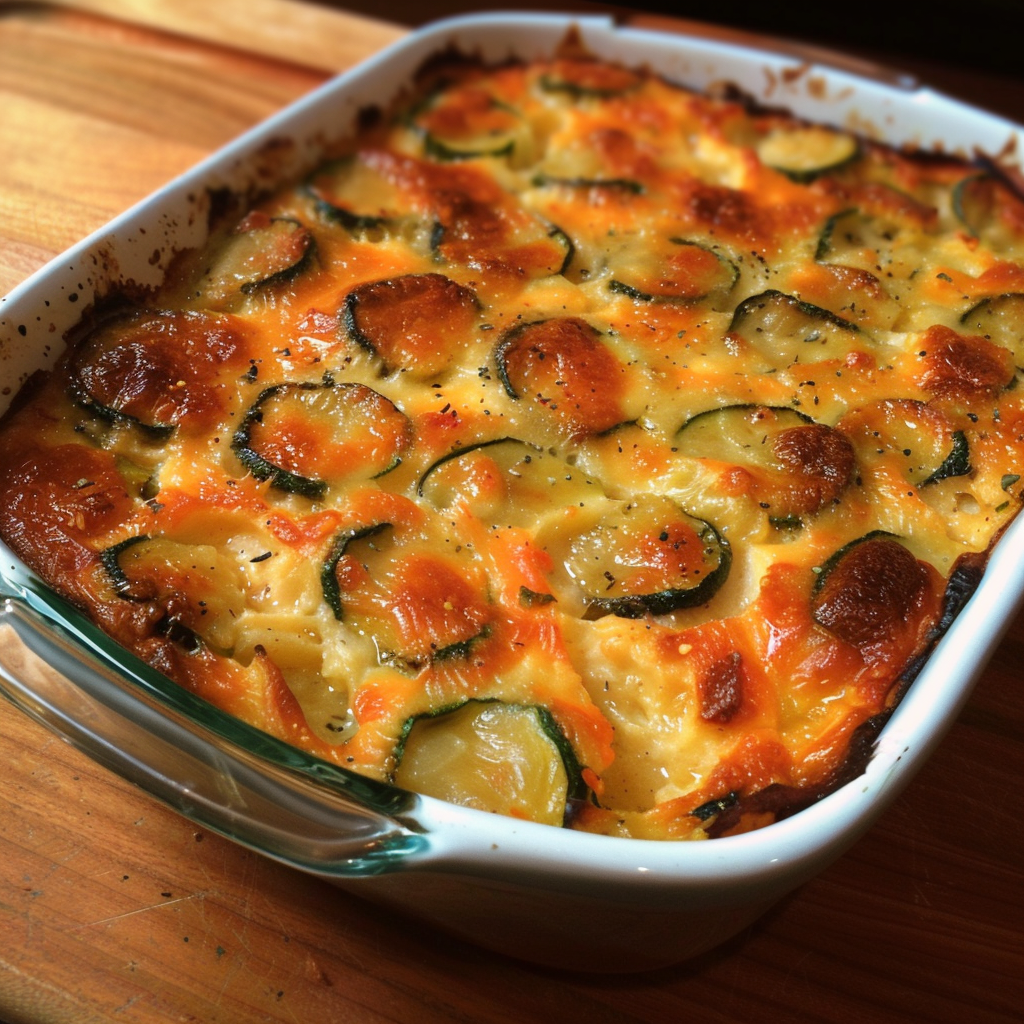 Clafoutis de Courgettes et Chorizo