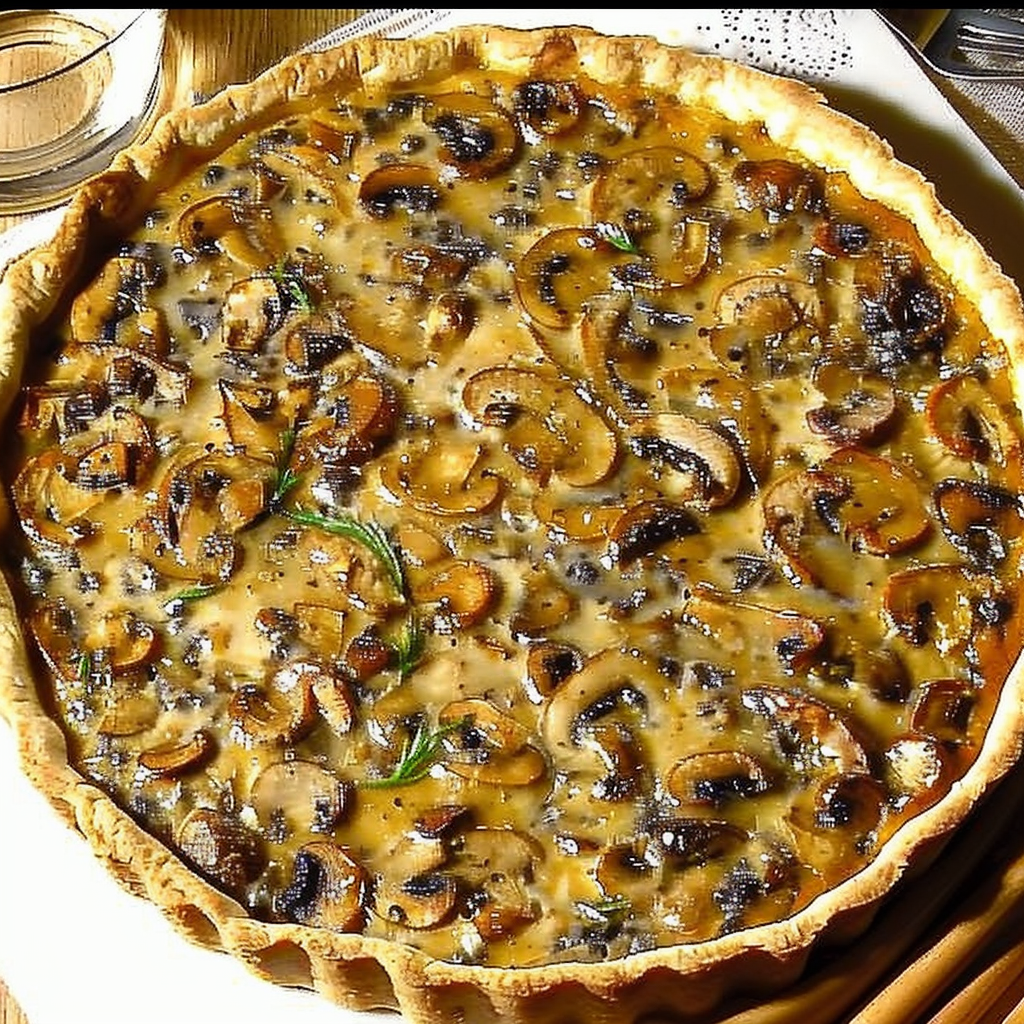 Tarte Champignons Express 