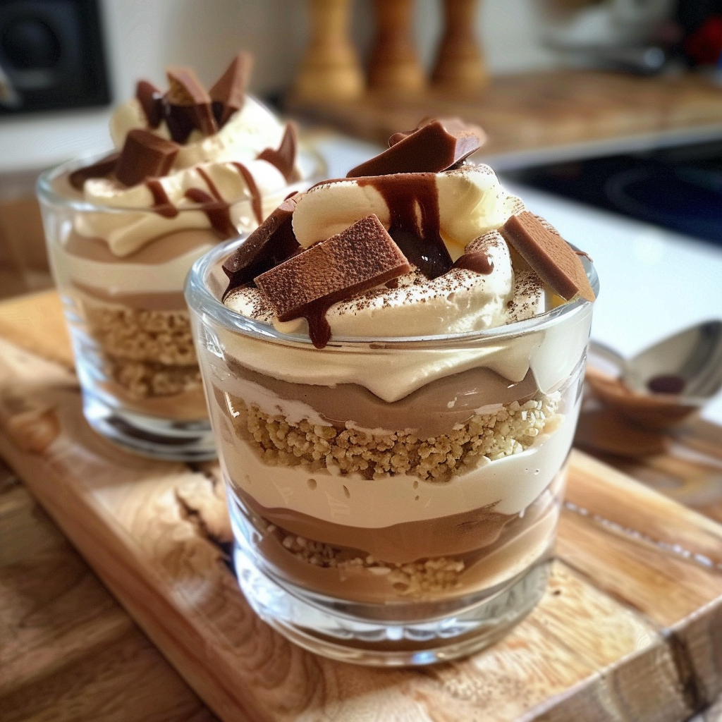 Tiramisu Kinder Bueno et Mascarpone en Verrines 