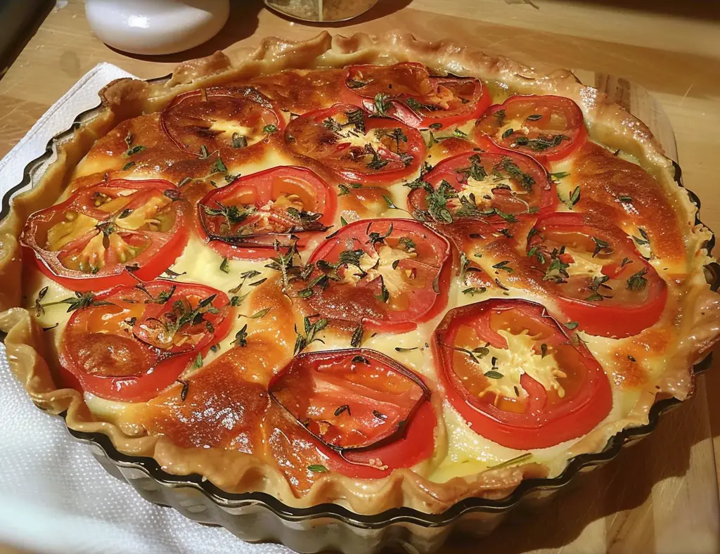 Tarte Thon Tomate Moutarde 