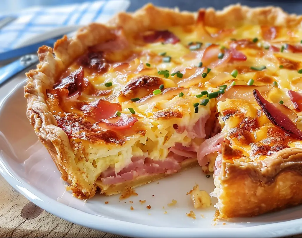 Tarte Jambon Gruyère Savoureuse 