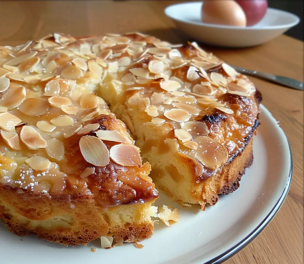 Gâteau au Yaourt Poires Amandes