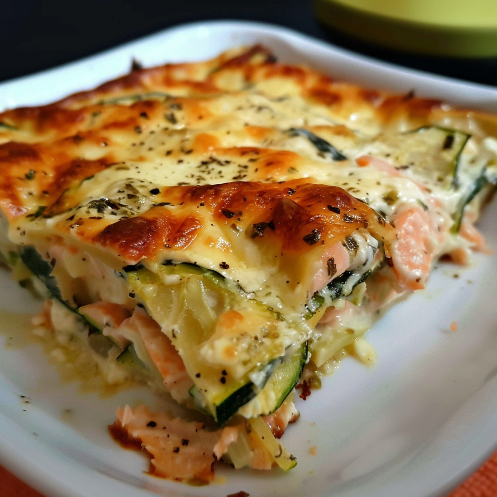 Lasagnes Courgettes & Saumon