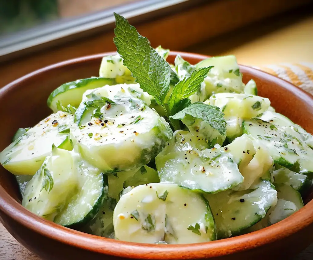 Salade de Concombre au Yaourt