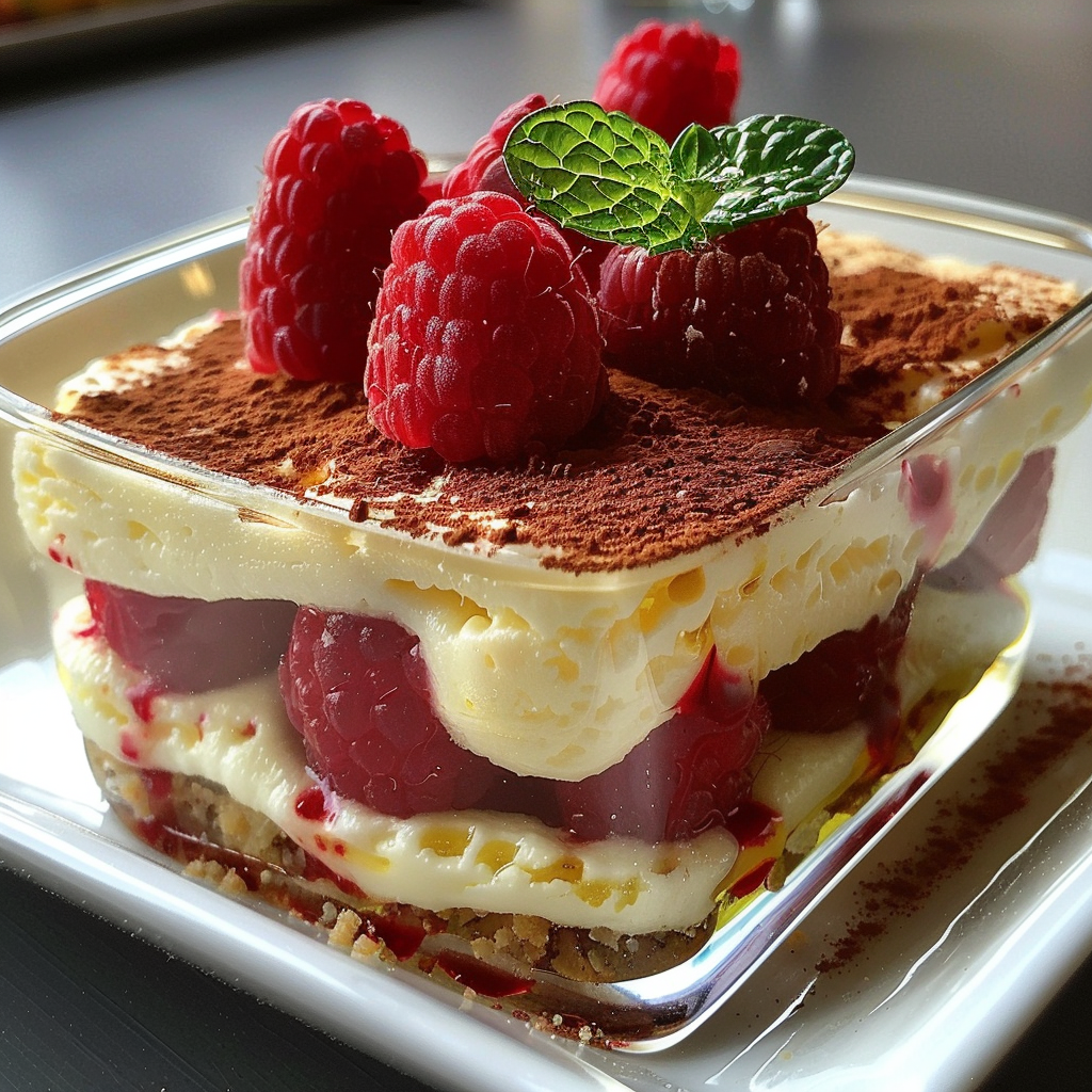 Tiramisu aux Framboises