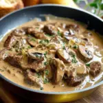 Bœuf Stroganoff à la Crème et aux Champignons façon Alain Ducasse