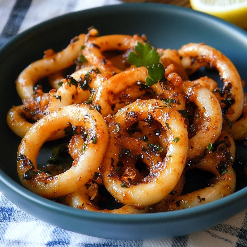 Calamars à l'Ail et au Persil