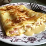 Crêpes au Jambon et Béchamel