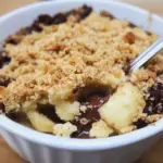 Crumble de Poire au Chocolat