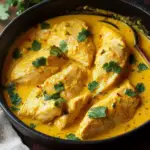 Escalopes de Poulet au Curry et Lait de Coco