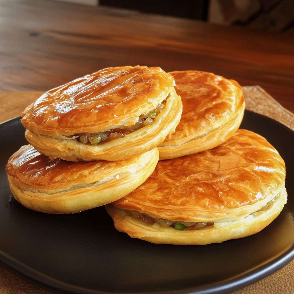 Galettes Feuilletées au Bœuf