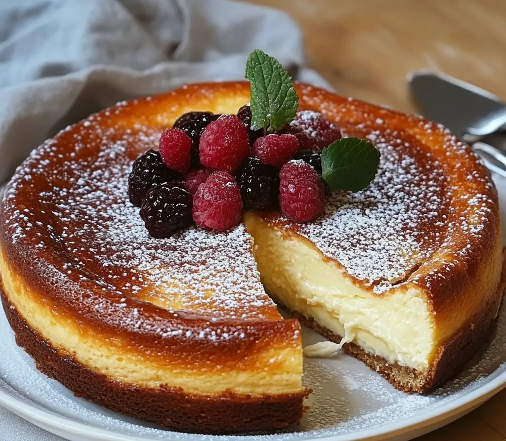 Gâteau Crémeux avec 3 Yaourts et 2 Œufs