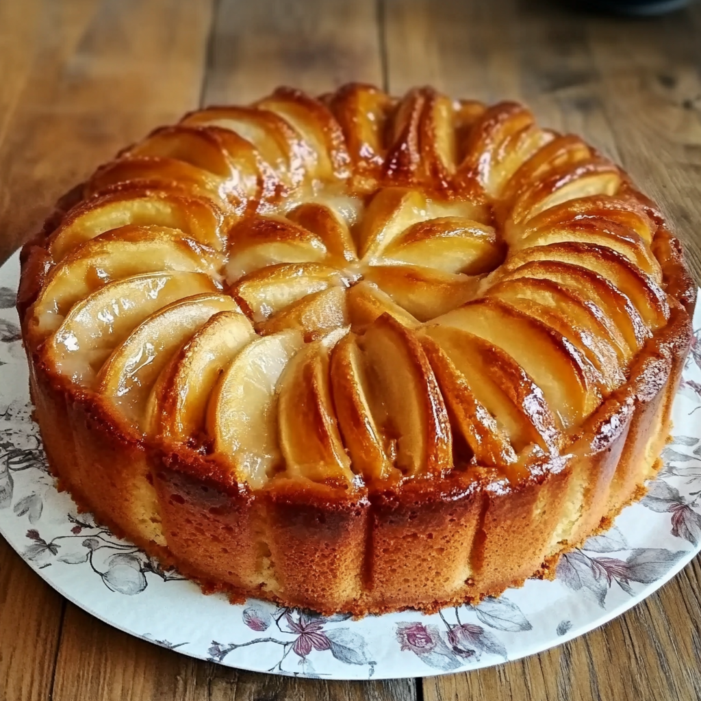 Gâteau aux Pommes Sans Sucre et Sans Beurre