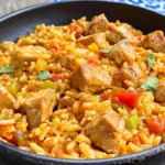 Marmite de Poulet au Riz à l’Espagnole