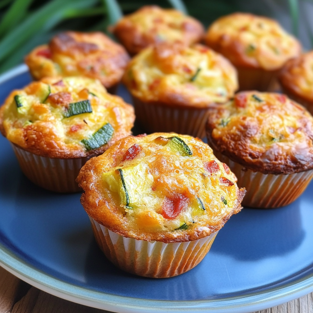 Muffins Courgette et Chorizo