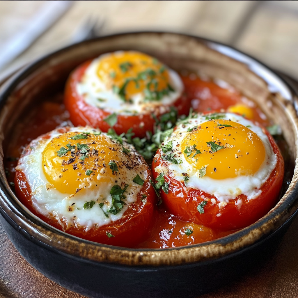 Œufs en Cocotte de Tomate