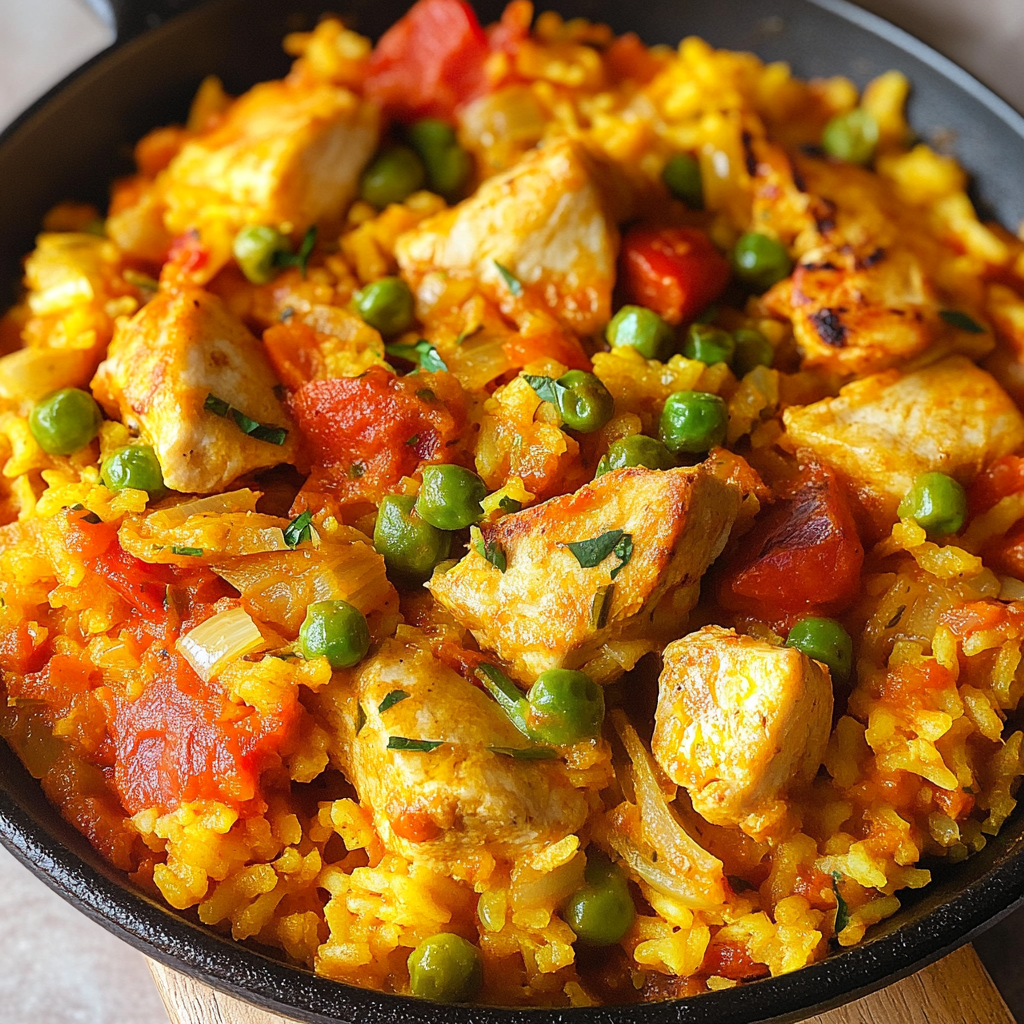 Paella au Poulet