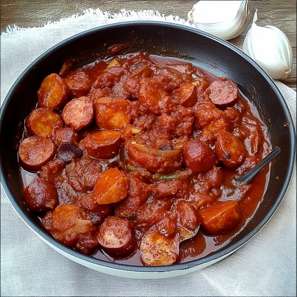 Rougail Saucisses Réunionnais