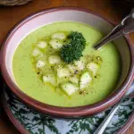 Soupe aux Courgettes, Poireaux et Boursin