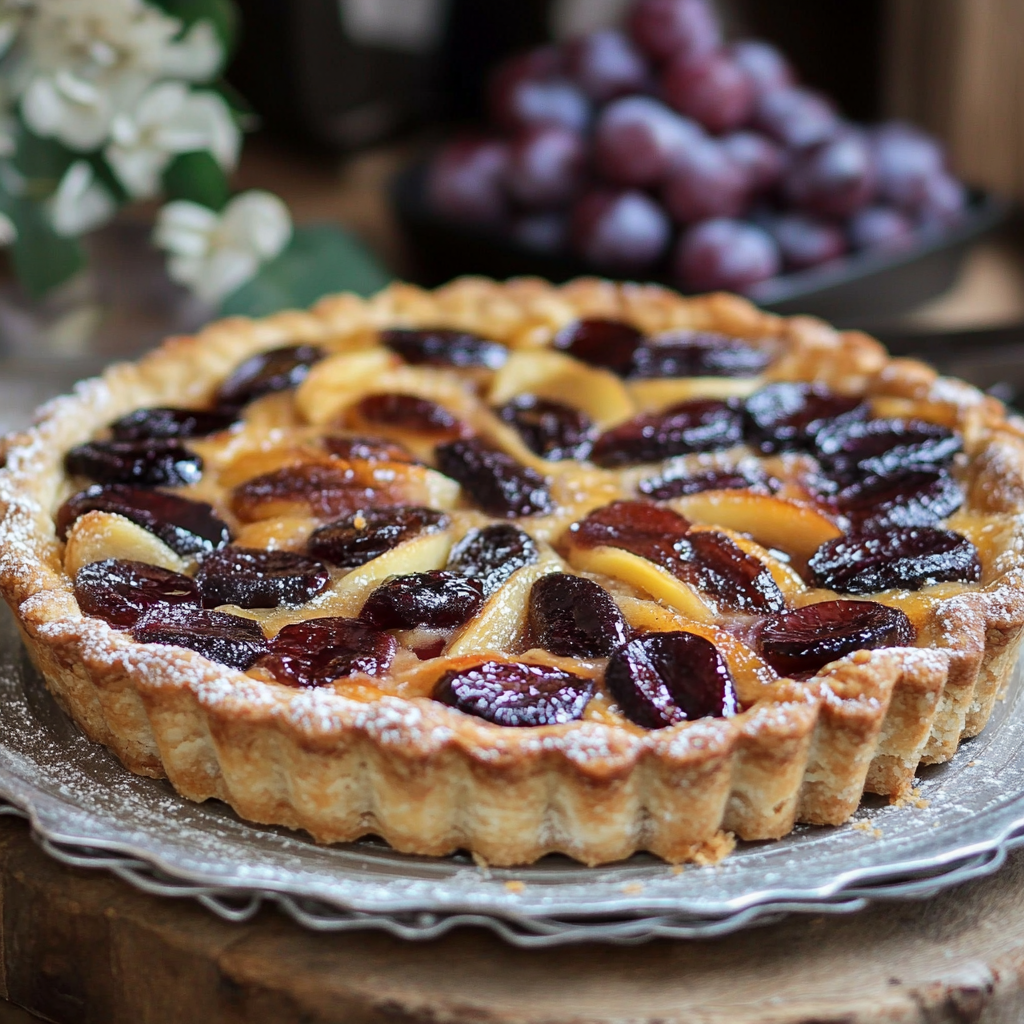 Tarte aux Prunes à l’Alsacienne