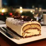 Bûche Tiramisu de Noël