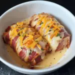 Poulet Enroulé de Bacon Fumé et Cheddar