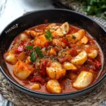 Ragoût de Calamars et Chorizo