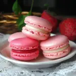 Macarons Fondants à la Fraise Tagada